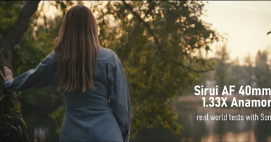 Sirui AF 40mm T1.8 1.33X anamorphic lens test with Sony a6700